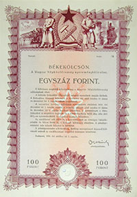 Els Bkeklcsn 100 forint 1950