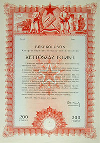Els Bkeklcsn 200 forint 1950