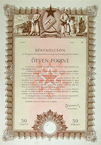 Els Bkeklcsn 50 forint 1950
