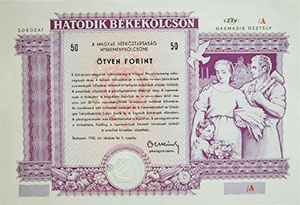 1955 - Hatodik Bkeklcsn 50 forint