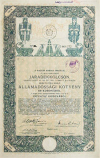 llamadssgi Ktvny- Jradkklcsn 100 korona 1914