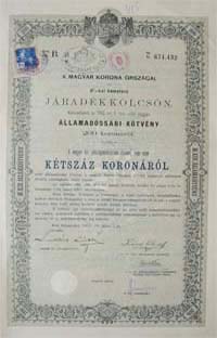 llamadssgi Ktvny- Jradkklcsn 200 korona 1903