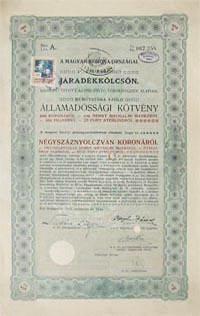 llamadssgi Ktvny- Jradkklcsn 480 korona 1910