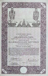 llamadssgi Ktvny- Jradkklcsn 50 korona 1914
