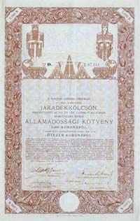 llamadssgi Ktvny- Jradkklcsn 5000 korona 1914