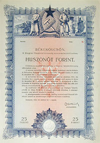 Els Bkeklcsn 25 forint 1950