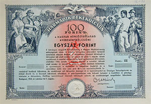 Harmadik Bkeklcsn 100 forint