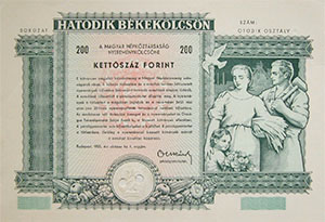 Hatodik Békekölcsön 200 forint