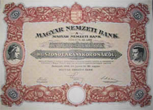 Magyar Nemzeti Bank 25 aranykorona 1924