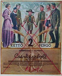Cserkészbolt Szövetkezet üzletrész 2 pengő MINTA