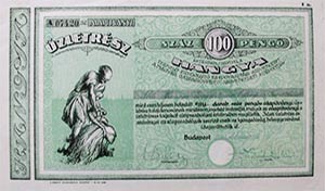 Hangya Termel, rtkest s Fogyasztsi Szvetkezet alaptvnyi zletrsz 100 peng 1940