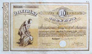 Hangya Termel, rtkest s Fogyasztsi Szvetkezet zletrsz 10 peng 1928